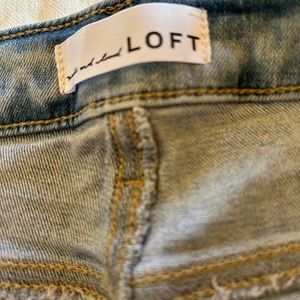 Loft cropped jeans